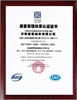 ZYSL bearing quality certification