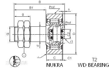 original stud type track needle roller bearing