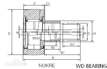 INA stud type track needle roller bearing