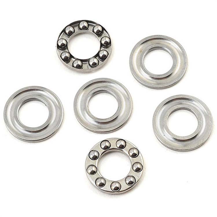 Fevas Hot 51101 Thrust Ball Bearing 12 x 26 x 9 mm Carbon Steel Silver Color: Silver 