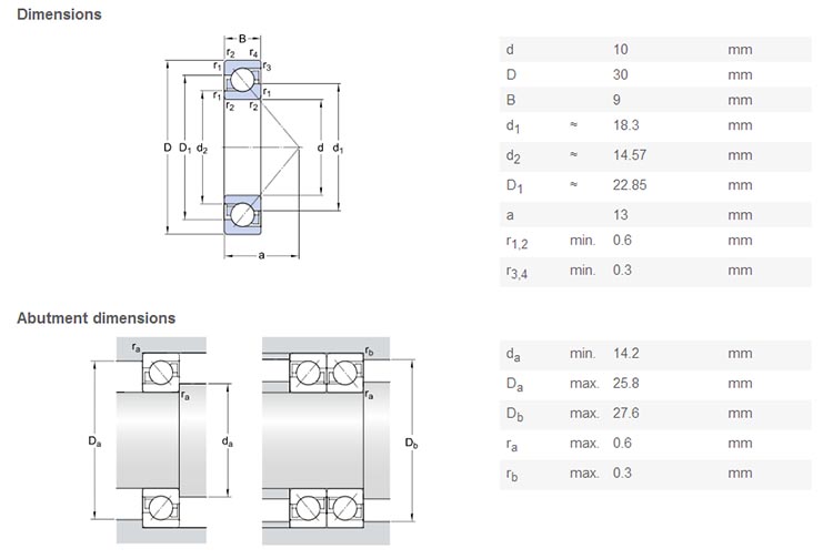 high quality 7200 bearing