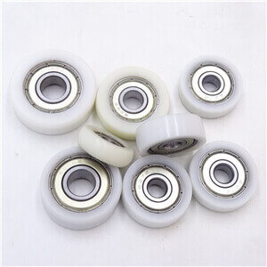 Features of 3 materials’ nylon pulley wheels.