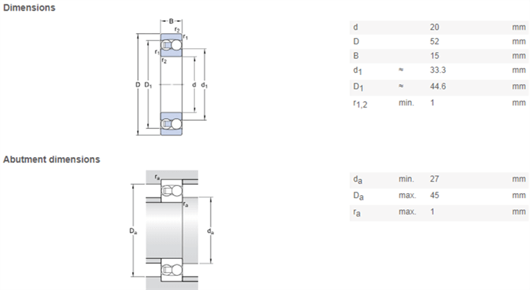 1304 bearing distributor