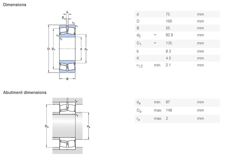 22315 bearing high quality