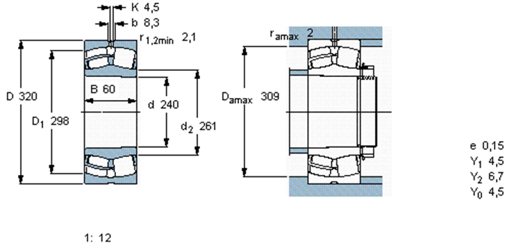 23948 bearing drawing