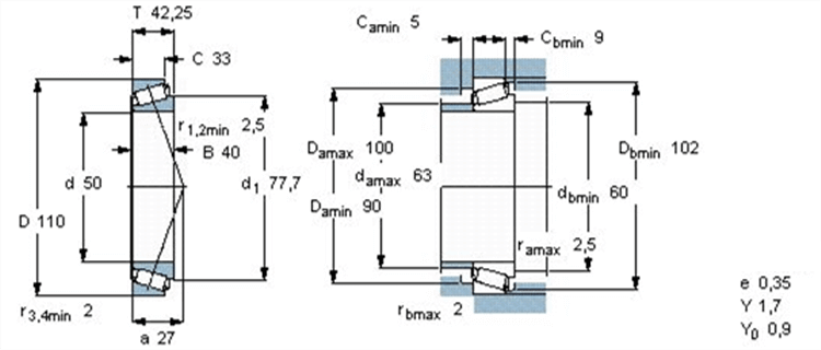 32310 bearing drawing