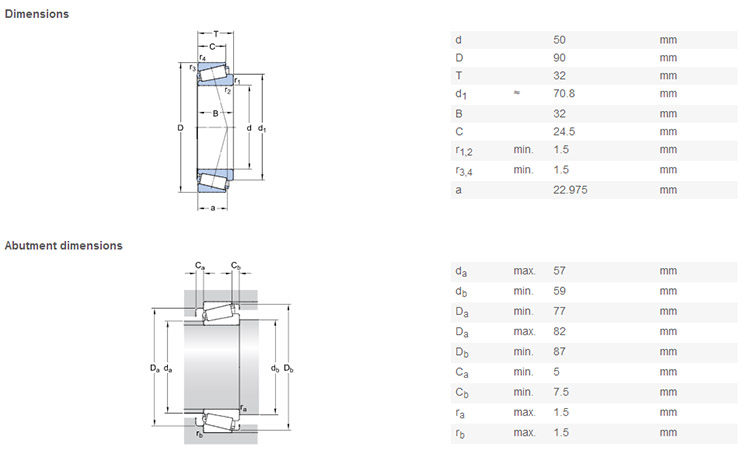 original 33210 bearing