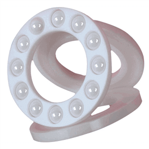 What are the characteristics and advantages of ceramic thrust bearings?