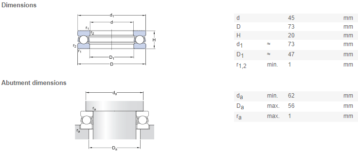 51209 bearing drawing