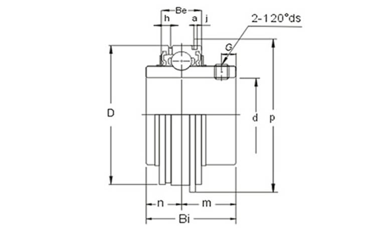 UCFC207 bearing original