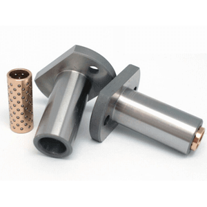 Common materials and types of linear ball bushing.