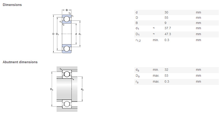 16006 bearing high speed