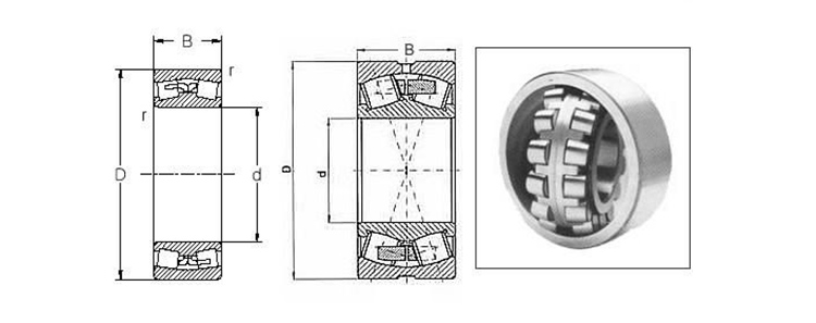21304 bearing 20*52*15mm 21304CA/W33 spherical roller bearing