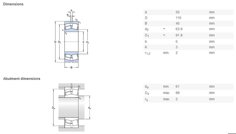 22310 bearing original