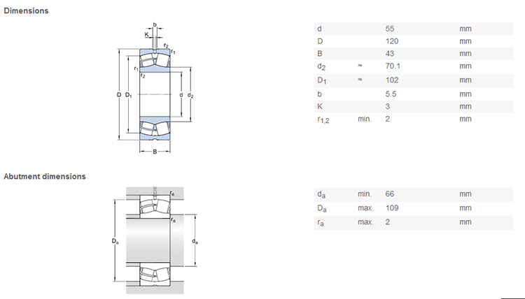 22311 bearing high quality