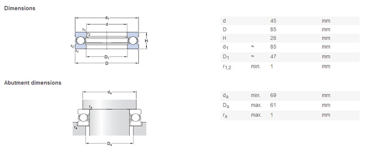 51309 bearing original