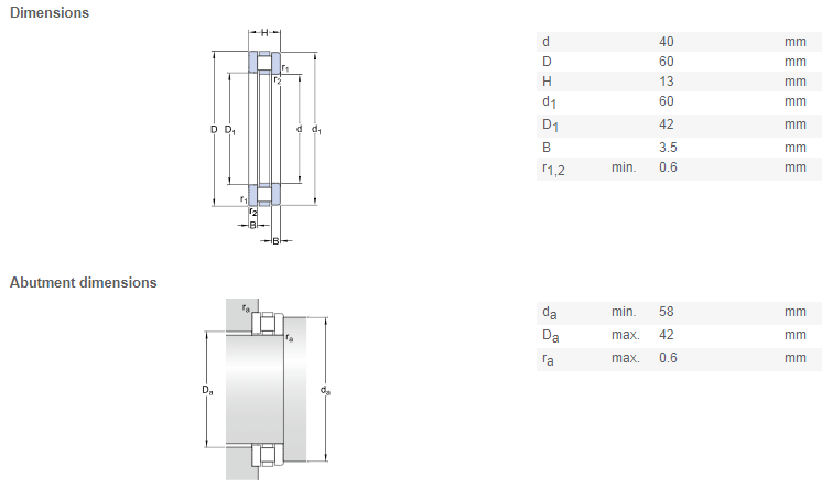 81108 bearing drawing