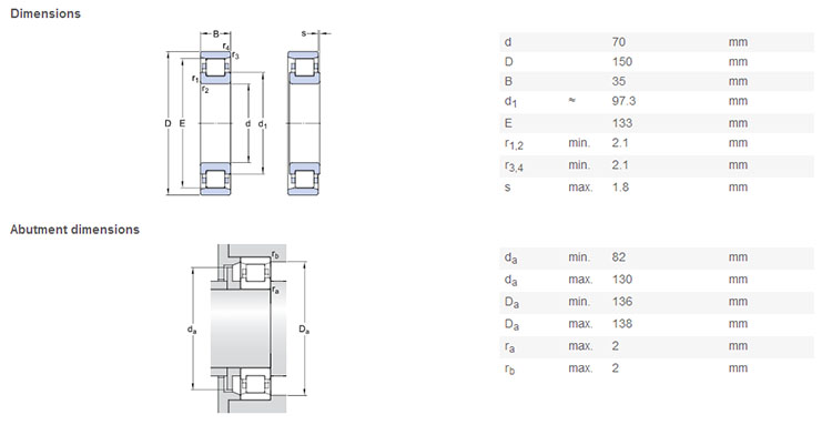 hig hquality n314 bearing