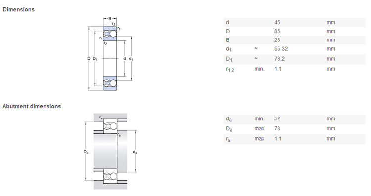 2209 bearing chrome steel