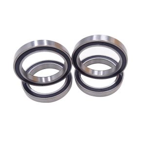 What is the difference between the rubber bearing and the steel bearing?