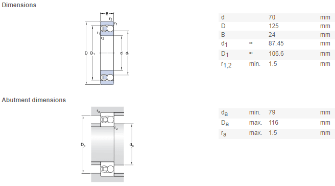 1214 bearing drawing