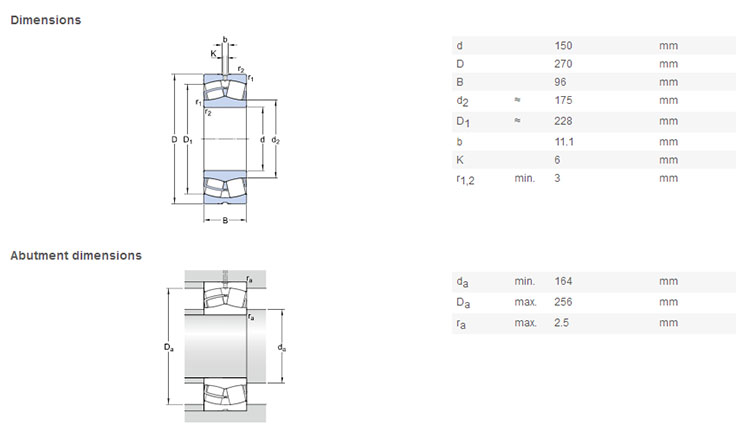 23230 bearing original