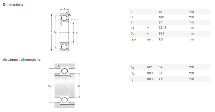 6309 bearing high quality