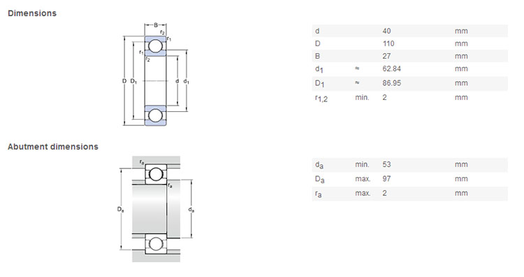 high quality 6408 bearing