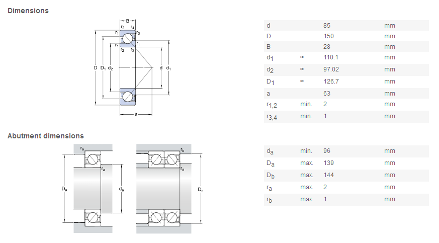 high quality 7217 bearing