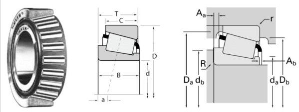 lm67048 bearing drawing