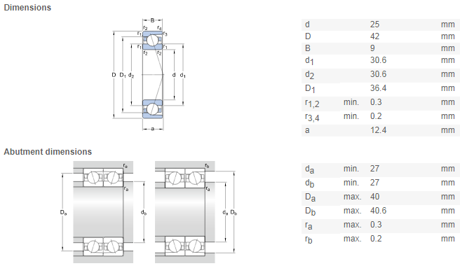 7905 bearing drawing