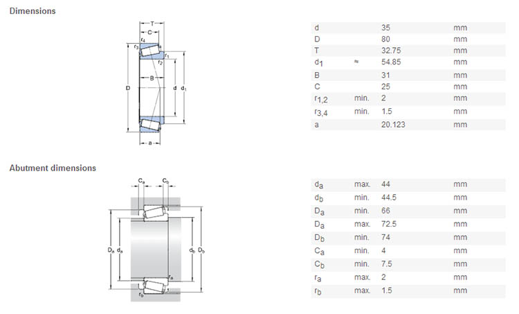 32307 bearing high speed