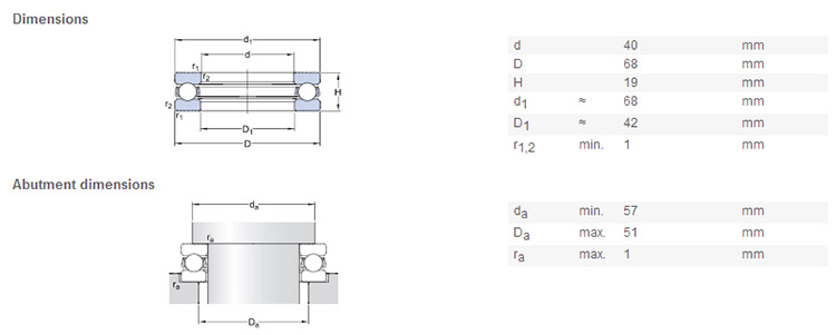 51208 thrust bearing