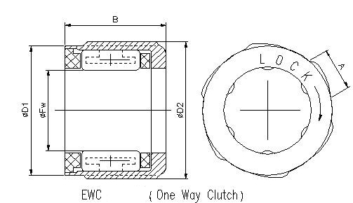 small needle bearings drawing