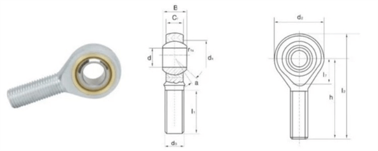 micro ball joint drawing