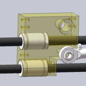 How to install the linear motion ball bearing slide bushing?