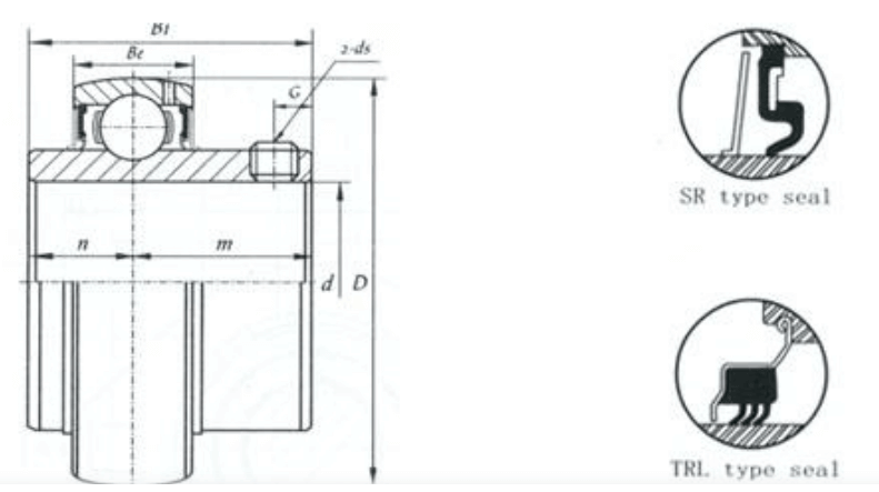 uc bearing drawing