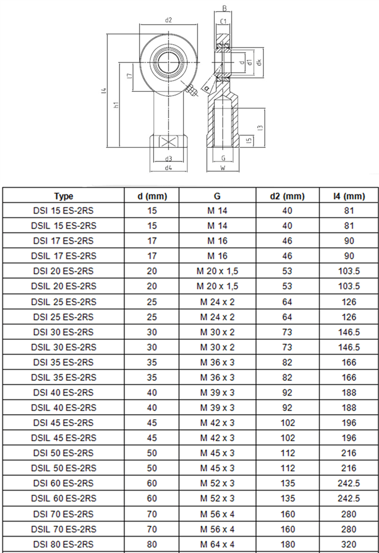 ZYSL DSI15-ES-2RS datasheet