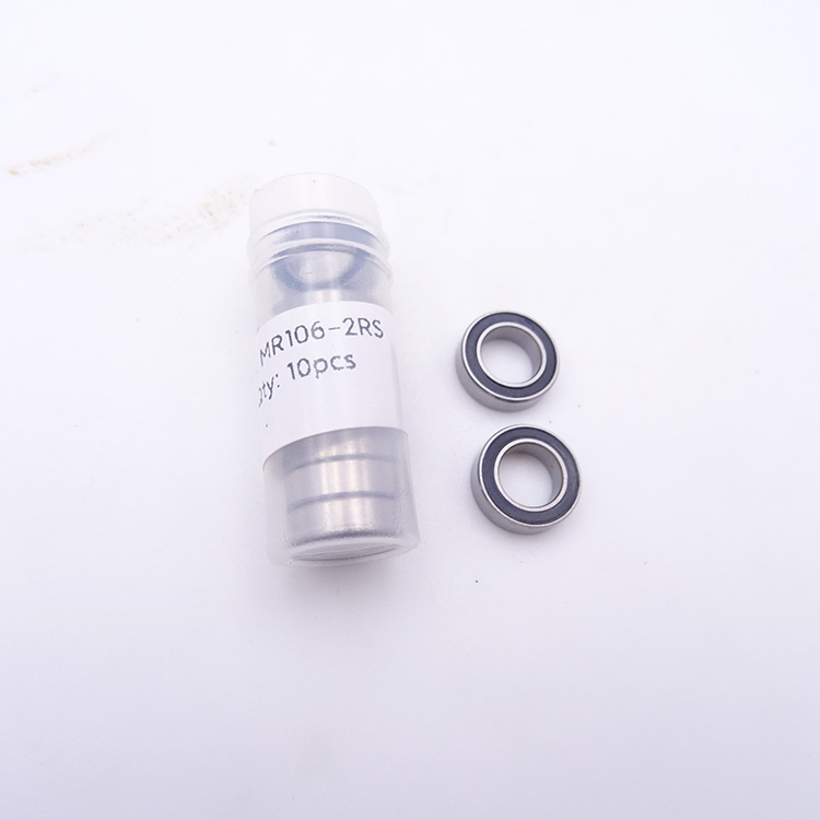 thumbnail image 2 of 10pcs MR106 ZZ 2Z 6 * 10 * 3mm High Speed 1060 Inner Diameter 2 of 11