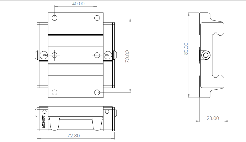 WEW27CCZ0C HIWIN drawing