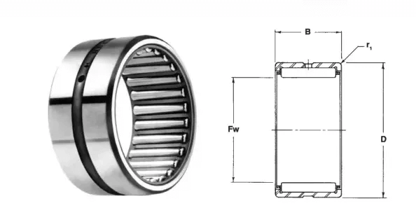 SJ7345 bearing drawing