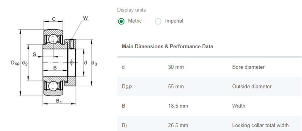 RALE30NPP bearing