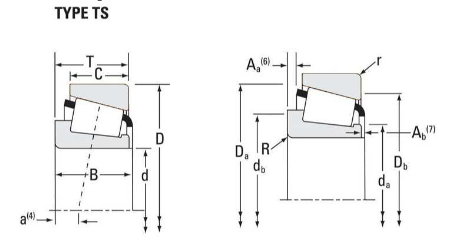 29685-29620 Tapered Roller Bearings drawing