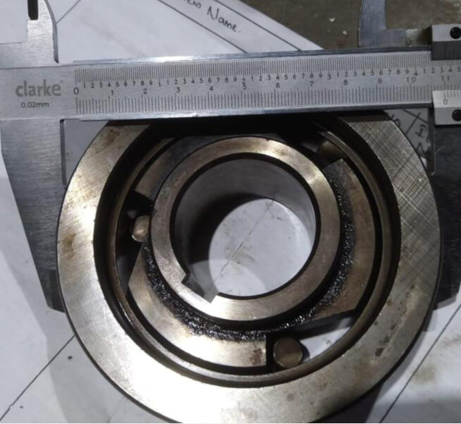 One way roller bearing outer diameter