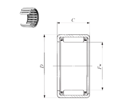 TA2510Z bearing drawing