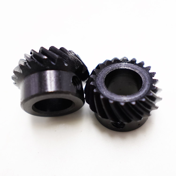 Screw gear 40cr spiral bevel gear with 20 teeth shaft hole 10mm