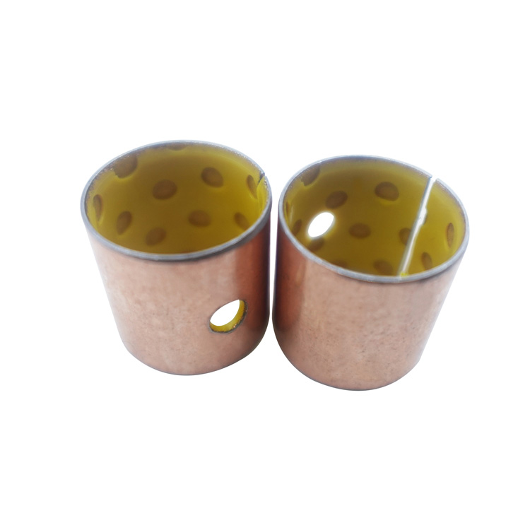 SF-2Y bushing 15-17-17.6mm SF-2Y Material Surface Brass Plated Inside Resins